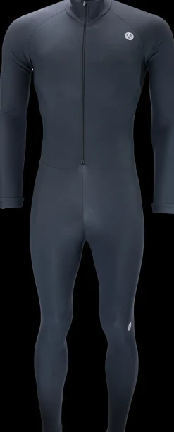 AGU marathon thermo schaatspak dames dark grey/black