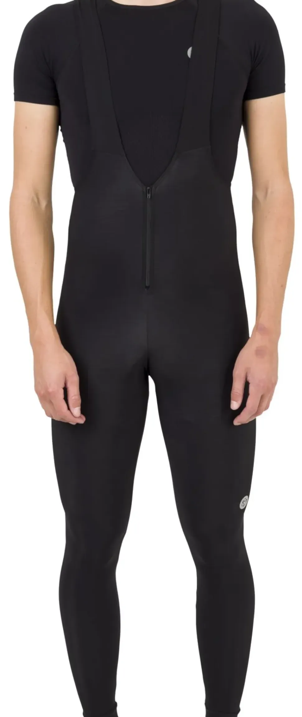 AGU Salopette met korte rits Black