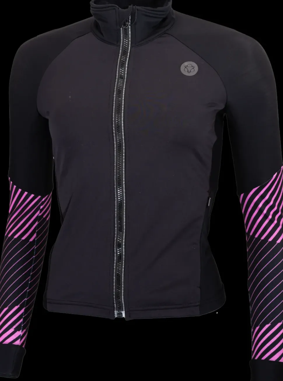 AGU Thermo schaatsjack black/pink