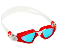 Aqua Sphere Kayenne small blue titanium mirrored lens red/white