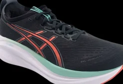 Asics Nimbus 27 black/coral reef