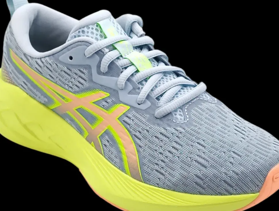 Asics Novablast 4 GS cool grey/ bright sunstone