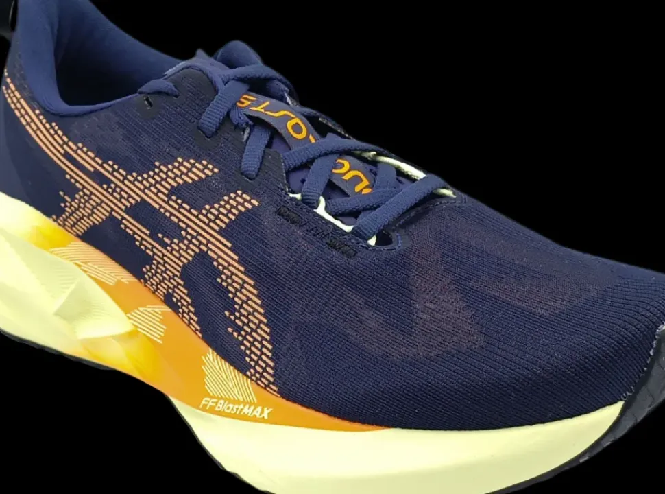 Asics Novablast 5 indigo blue/amber