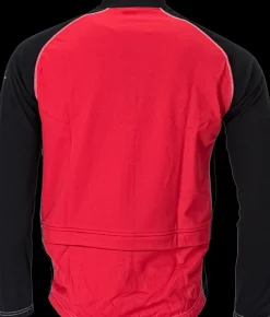 Avento schaatsjack windstopper zwart/rood