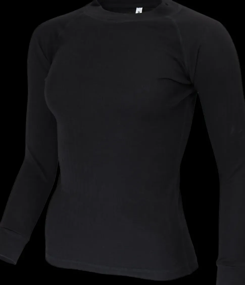 Avento Thermoshirt Dames Zwart 721 lange mouw
