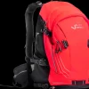 Black Crevise premium wandelrugzak rood