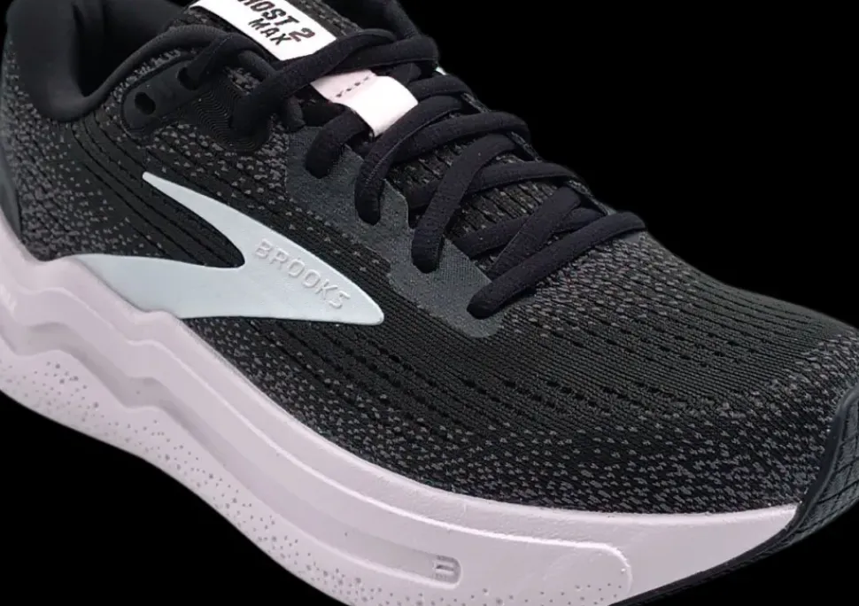 Brooks Ghost Max 2 black/white/orchid ice