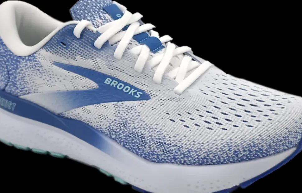Brooks Ghost 16 white/amparo blue/limpet shell
