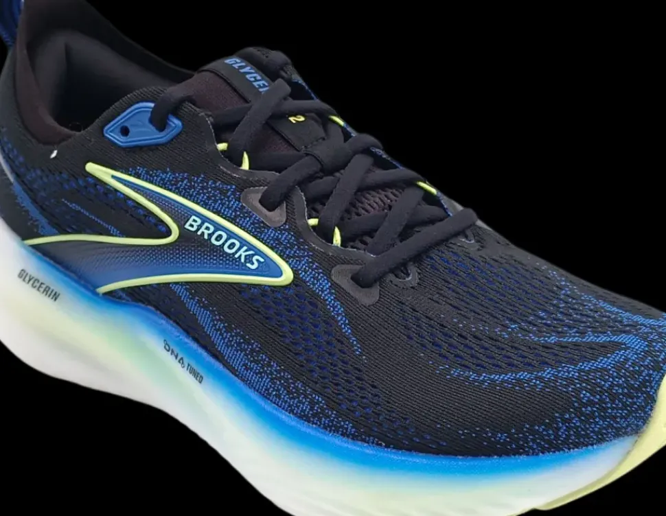 Brooks Glycerin 22 black/cobalt/neo yellow