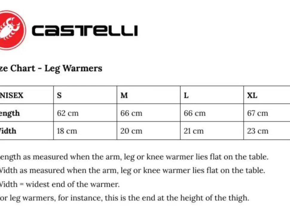 Castelli Nanoflex wit beenstukken