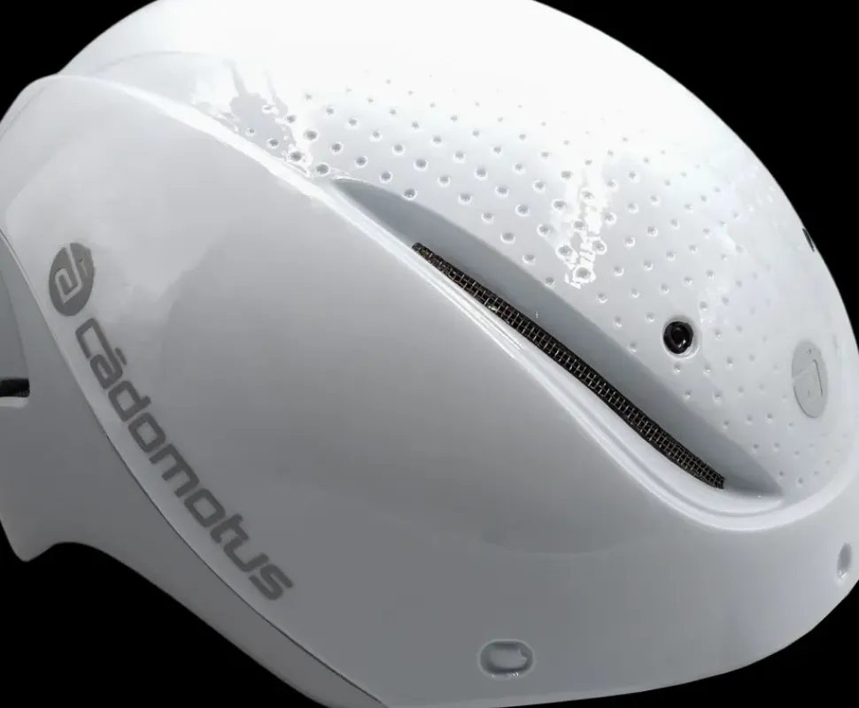 Cádomotus Alpha-3+ Aero schaatshelm mat wit/zilver
