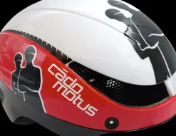 Cádomotus Omega aero schaatshelm wit/rood