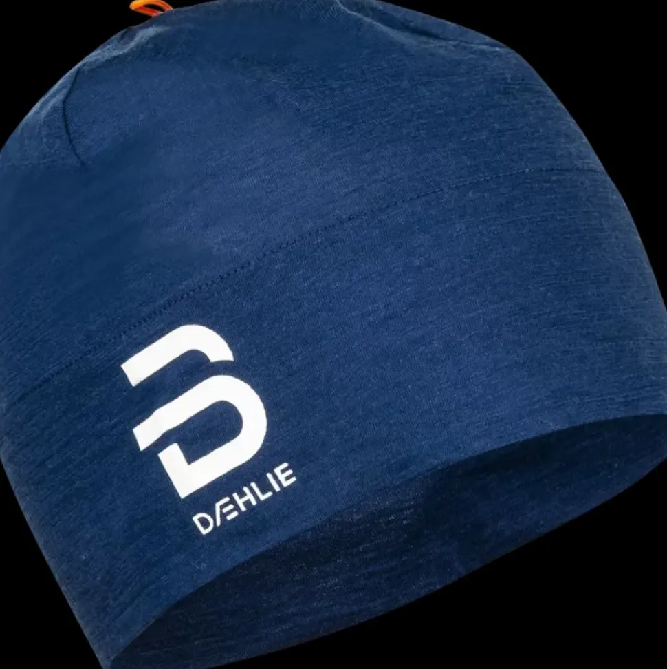 Daehlie hat wool cross donkerblauw