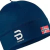 Daehlie muts met Noorse vlag blauw