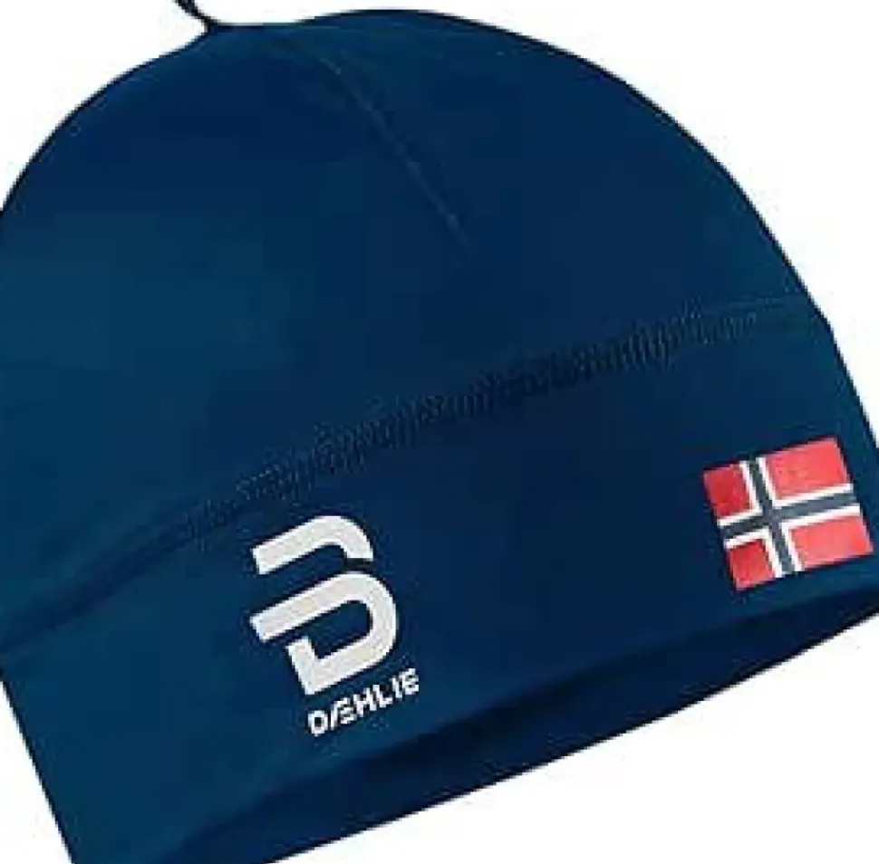 Daehlie muts met Noorse vlag blauw