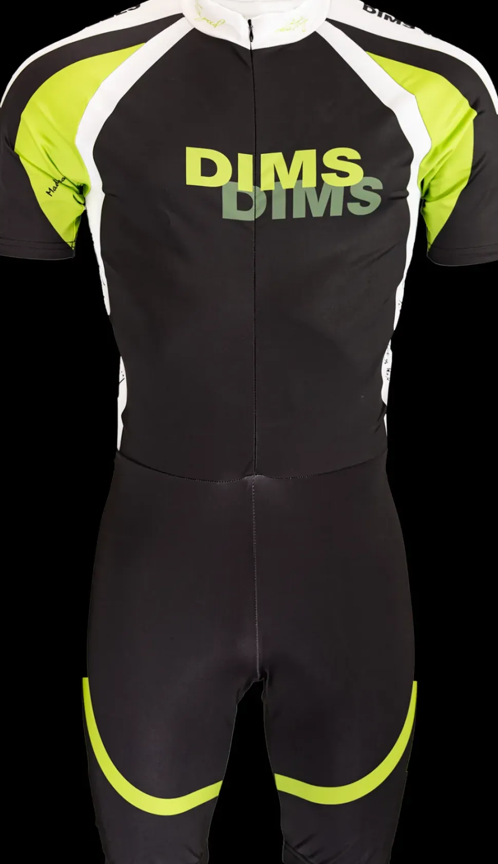DMB speed skating zwart/groen