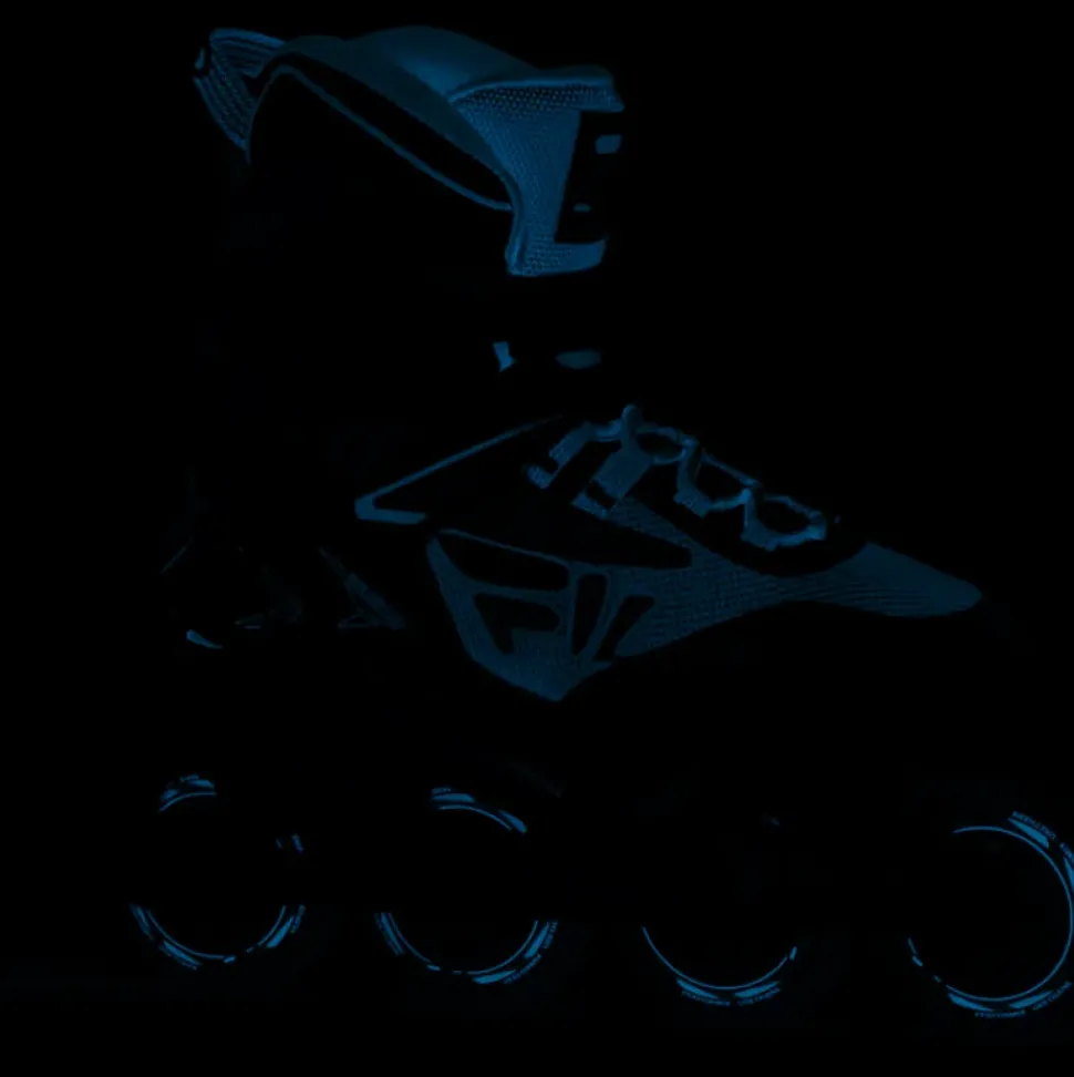 Fila Legacy comp lady 80 zwart-licht blauw