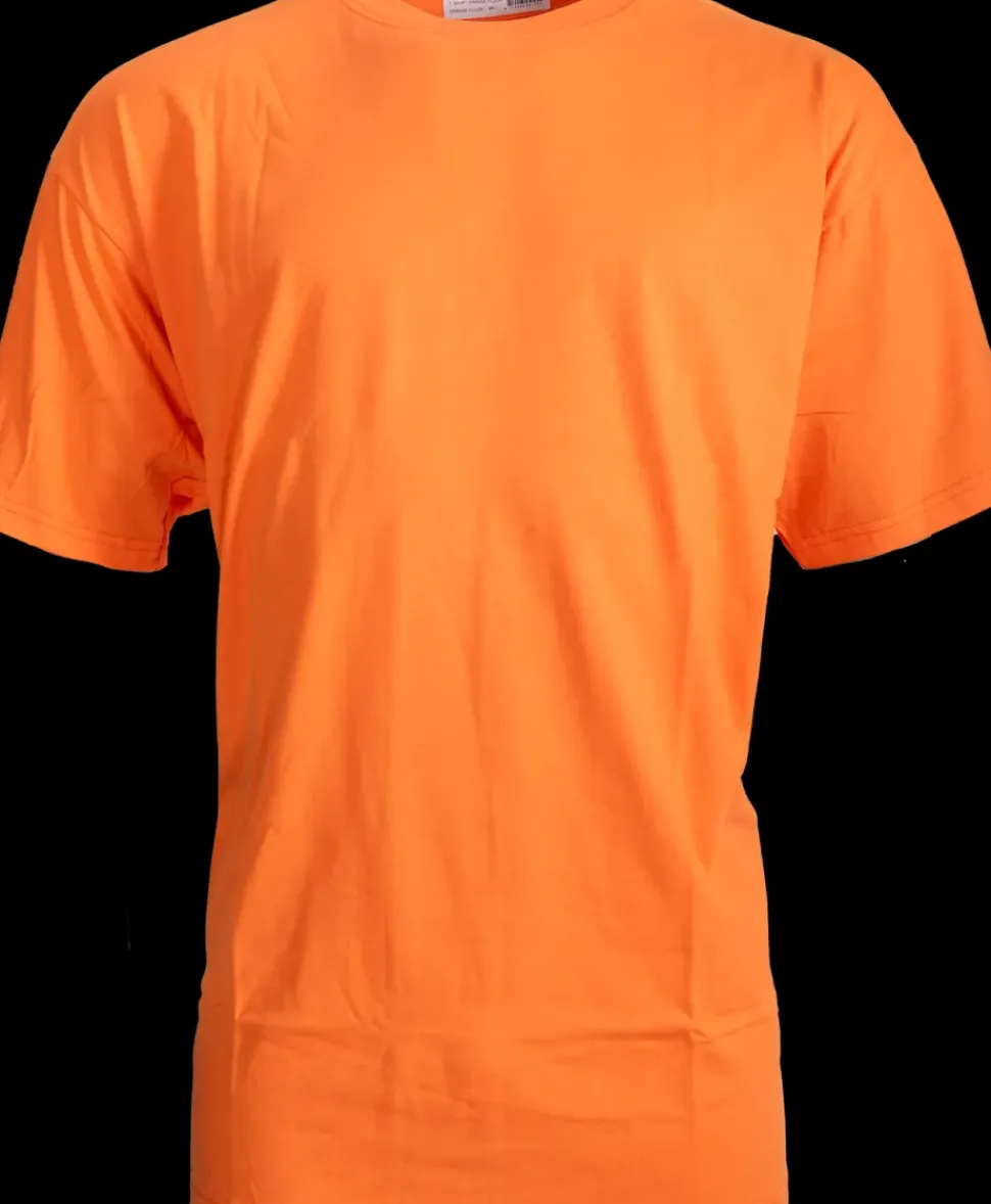 fluor oranje t-shirt