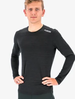 Fusion mens C3 long sleeve black
