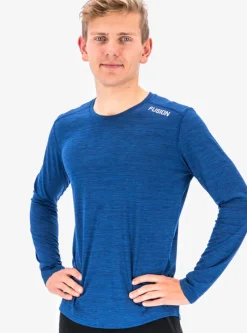 Fusion mens C3 long sleeve night blue