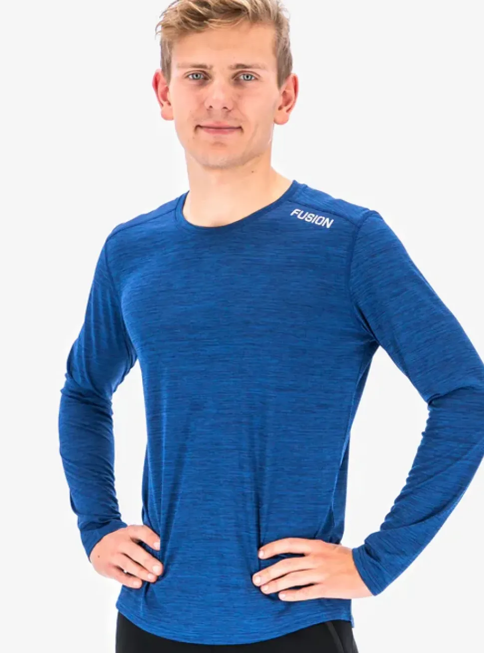 Fusion mens C3 long sleeve night blue
