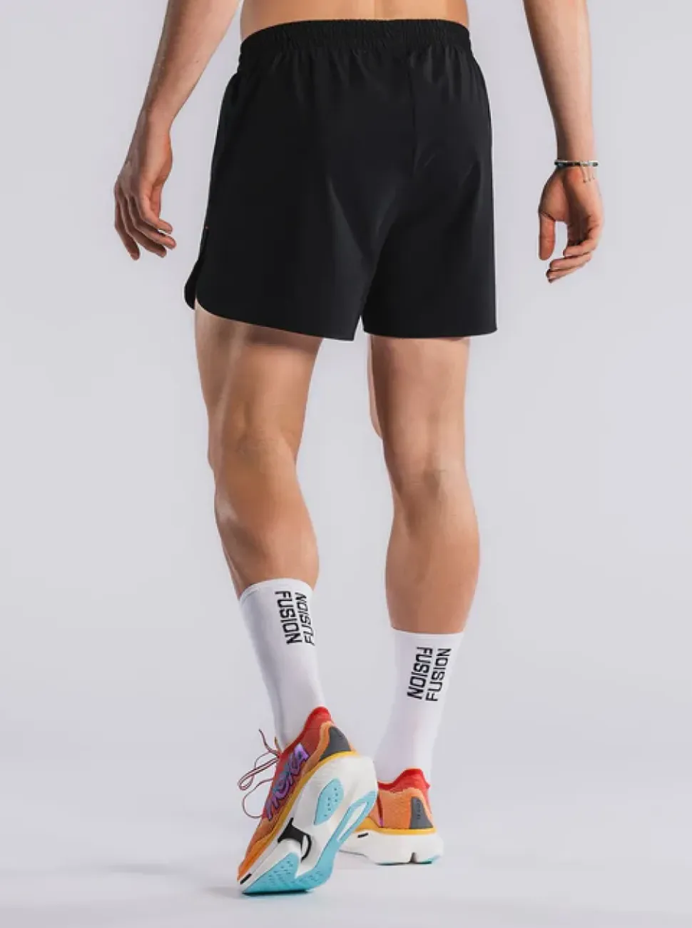 Fusion mens C3 run shorts black