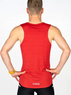 Fusion mens C3 singlet red