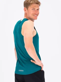 Fusion mens C3 singlet turquoise