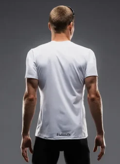 Fusion mens Tempo! t-shirt white brand