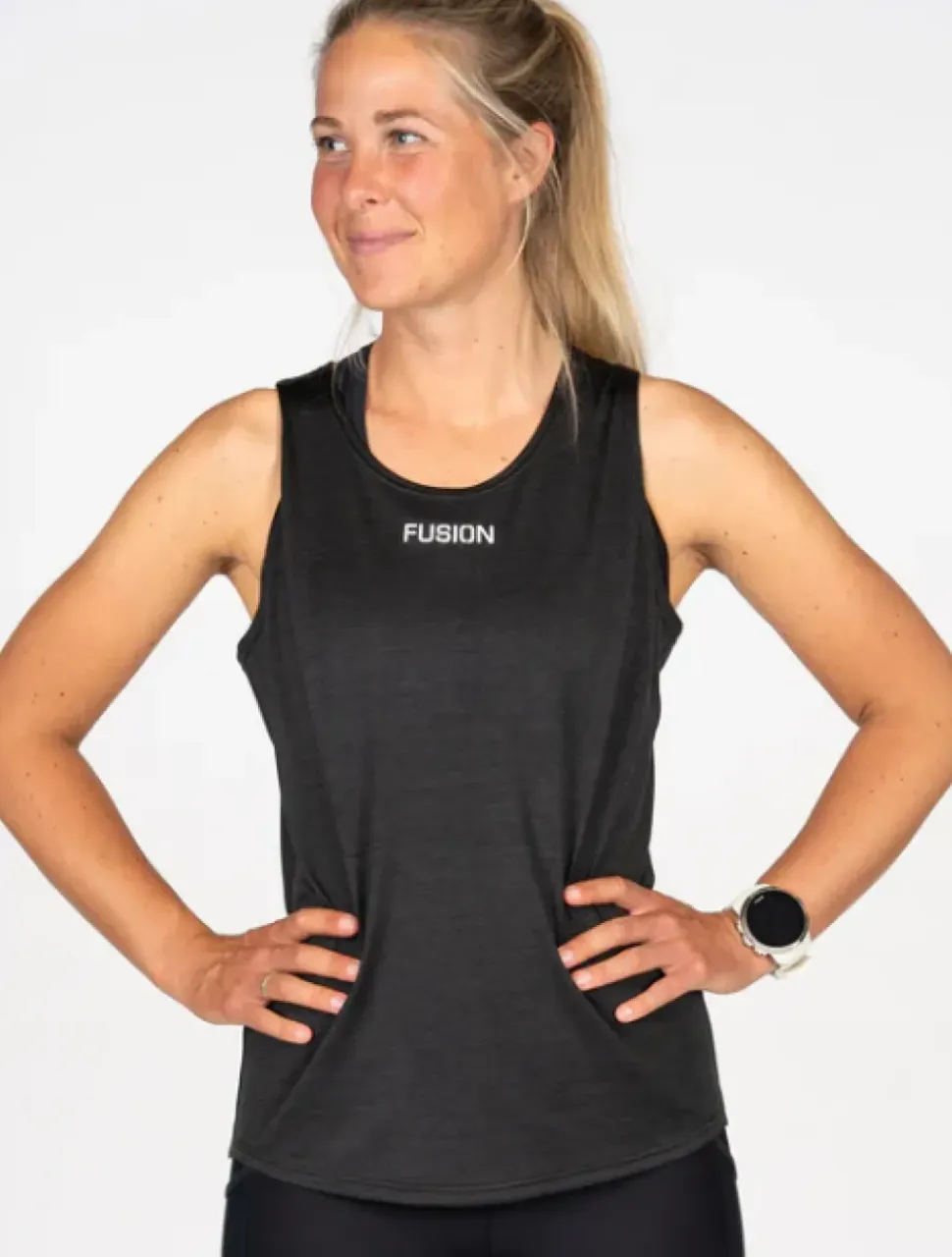 Fusion women C3 singlet black