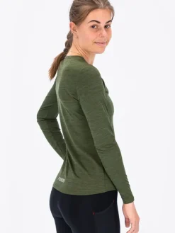 Fusion womens C3 long sleeve green