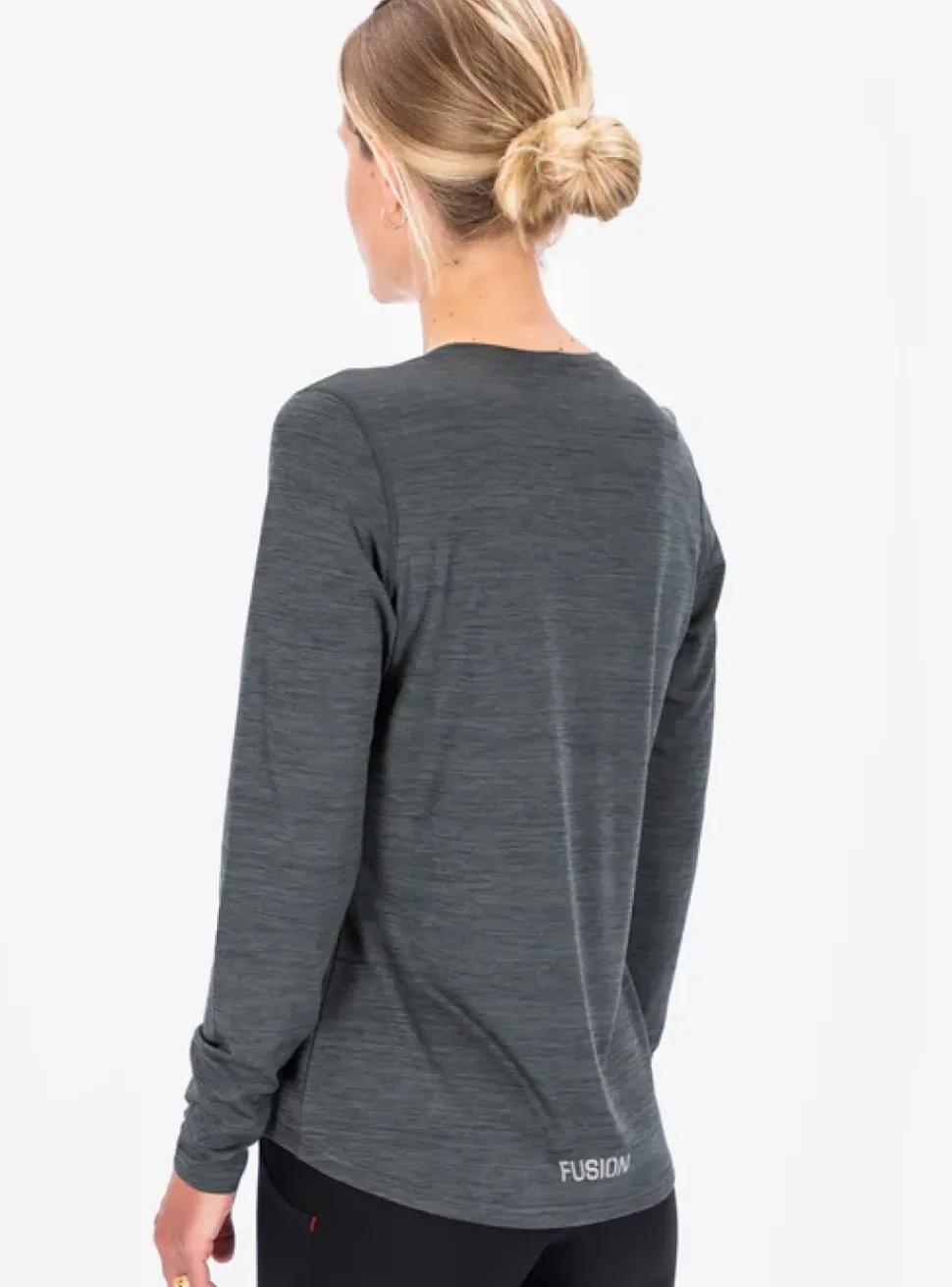 Fusion womens C3 long sleeve grey
