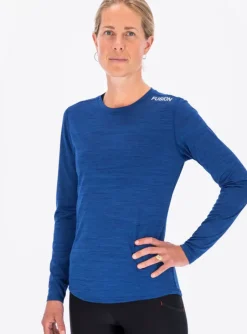 Fusion womens C3 long sleeve night blue