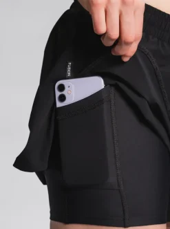Fusion womens C3 run shorts black