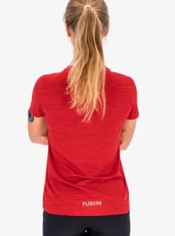 Fusion womens C3 t-shirt red