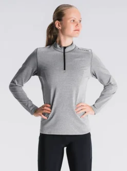 Fusion womens C3 zip neck grey