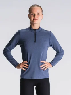Fusion womens C3 zip neck night blue