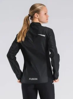 Fusion womens S1 run jacket black