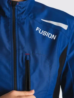 Fusion womens S1 run jacket night blue