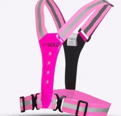 Gato USB Led Safer Sport Vest Hot Pink