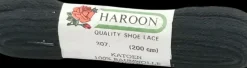 Haroon zwarte veters 200 cm plat
