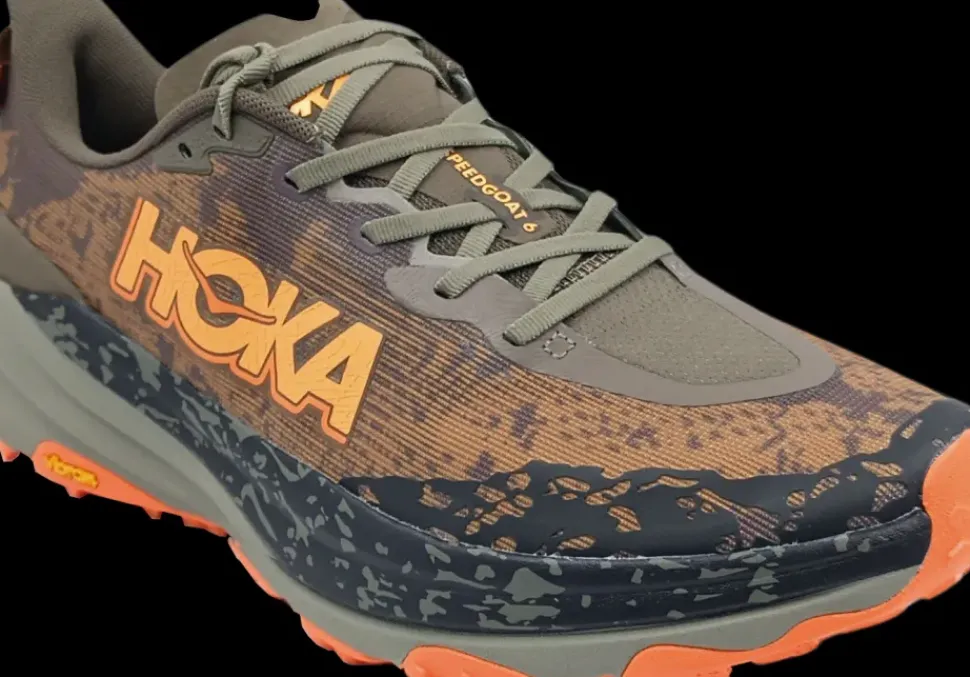 Hoka One One Speedgoat 6 antique olive / squash