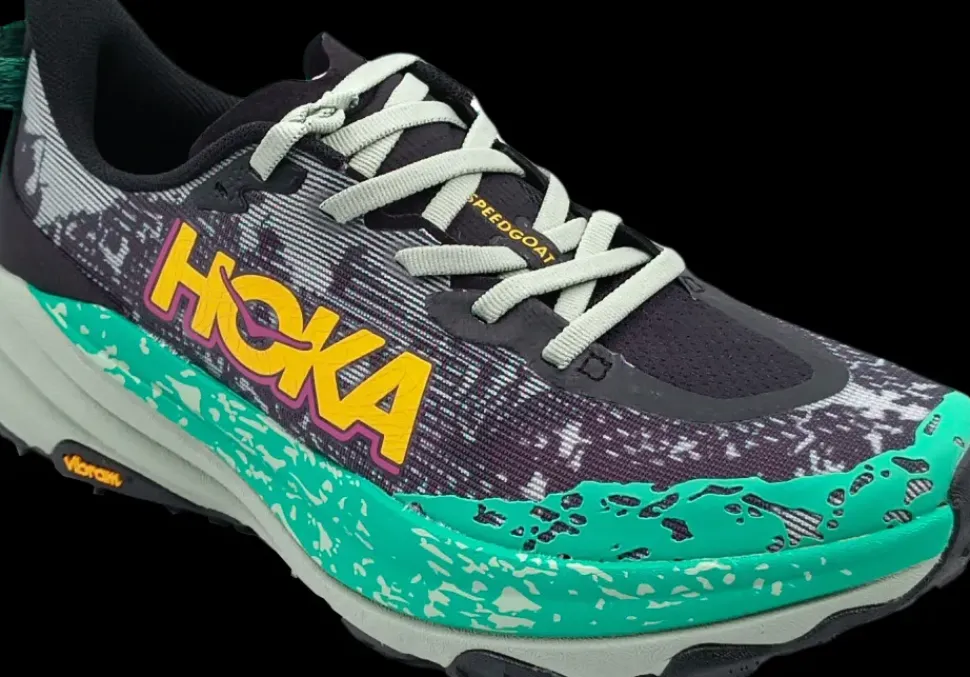 Hoka One One Speedgoat 6 black/aloe vera