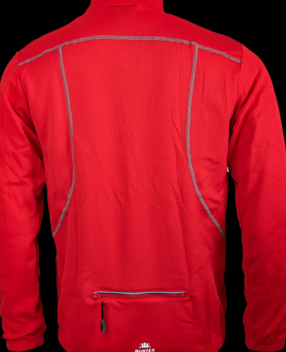Hunter 2nd layer jack flatlock rood