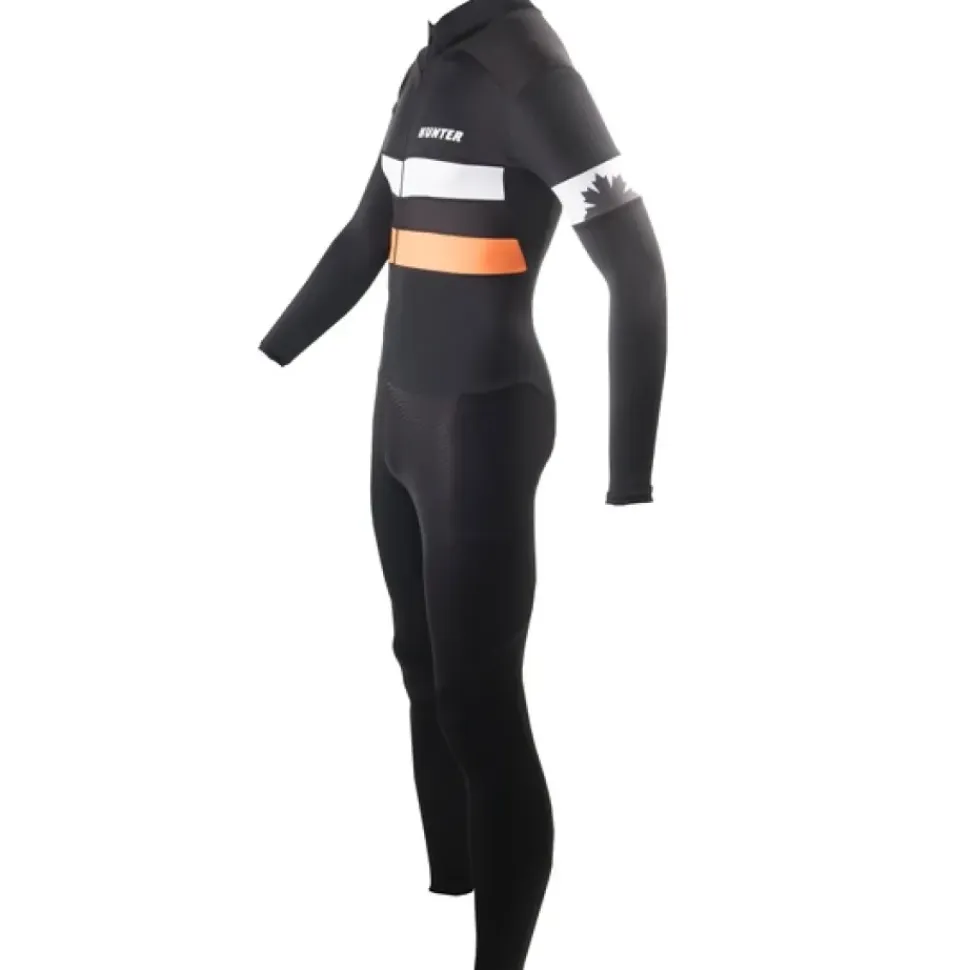 Hunter skatesuit Marathon RTR speed Black Oranje