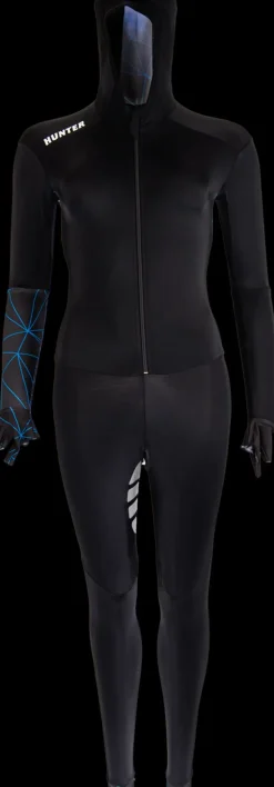 Hunter Speedsuit Lines Lycra Blue