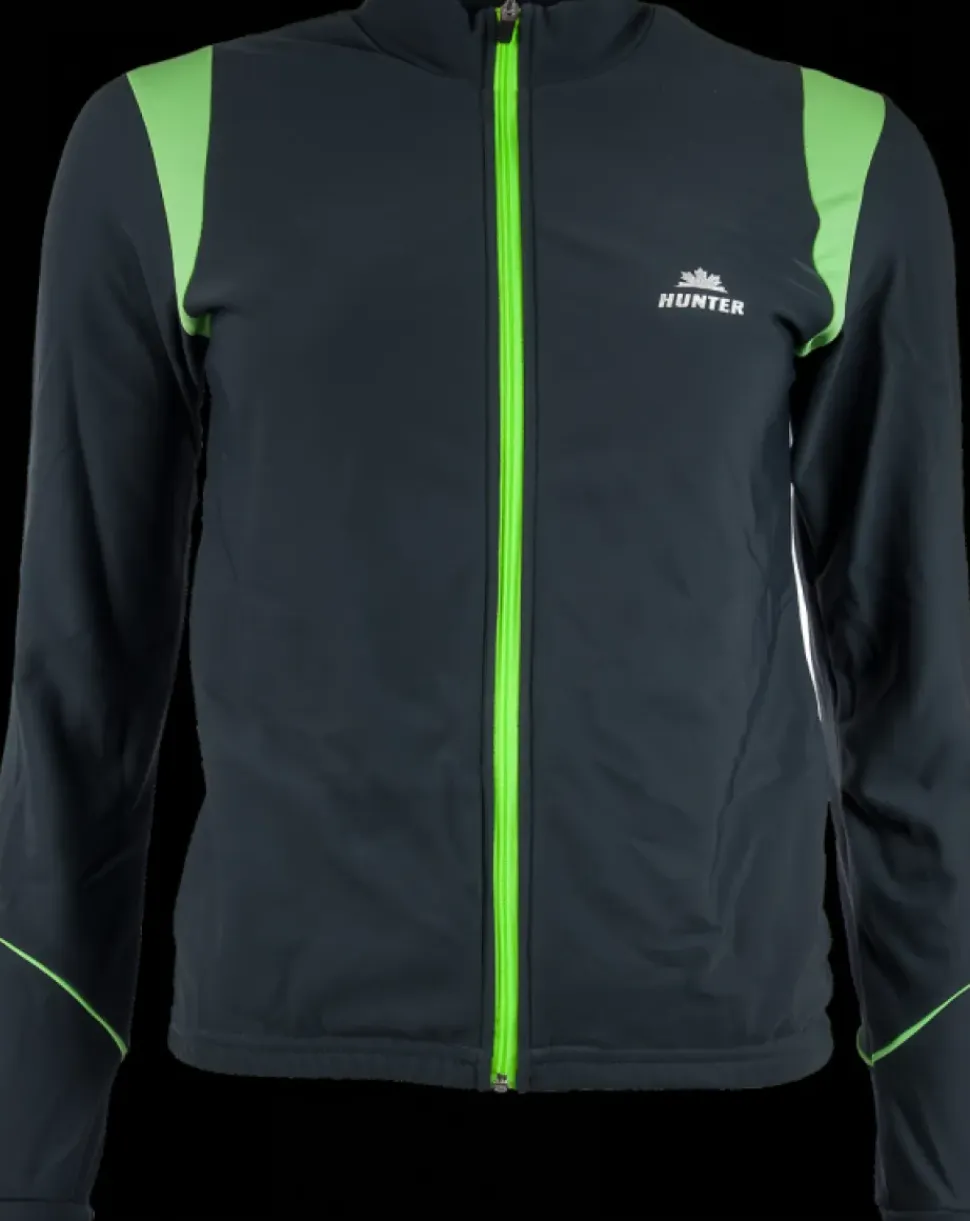 Hunter Thermo Jack Titanium geel (donkere rits)