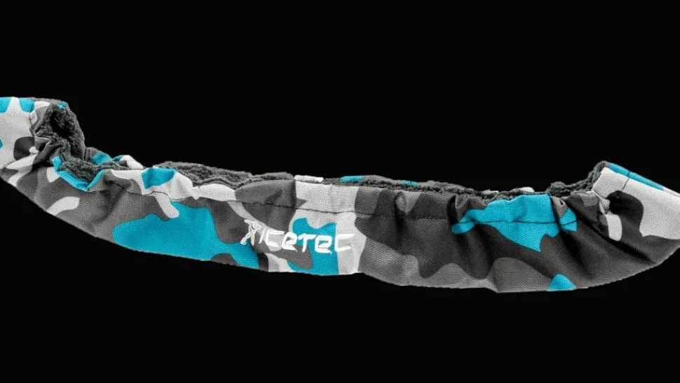 Icetec schaatsbeschermers camo lichtblauw