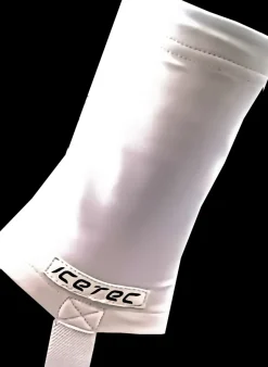 Icetec snijvaste enkelsok shorttrack wit