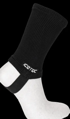 Icetec snijvaste enkelsok shorttrack zwart